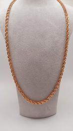 gouden rope ketting 14karaat 75cm, Sieraden, Tassen en Uiterlijk, Kettingen, Ophalen of Verzenden, Nieuw, Goud, Goud