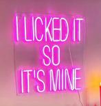 Roze Neon Wandlamp met Tekst - Zo Goed Als Nieuw!, Ophalen, Zo goed als nieuw