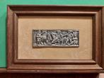 Tinnen wandreliëf drie musketiers tin, Antiek en Kunst, Ophalen of Verzenden