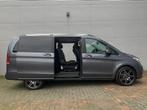 Mercedes V-klasse V 250 Autom dubbel cabine Burmester Led Cr, Auto's, Automaat, Stof, Gebruikt, Zwart