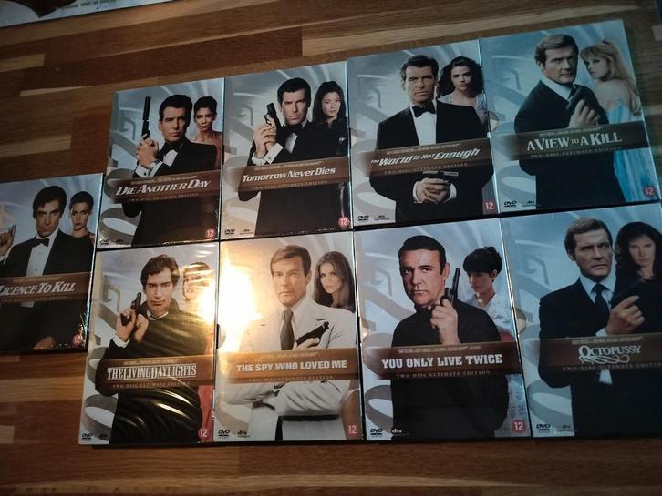 James Bond DVD Collectie - Ultimate Edition - 9 Films, Cd's en Dvd's, Dvd's | Overige Dvd's, Zo goed als nieuw, Vanaf 12 jaar