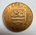 Steunpenning 1924. Zeeland, Ophalen of Verzenden, Brons