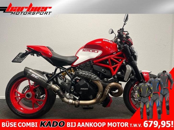 Schitterende DUCATI MONSTER 1200 R ABS MONSTER1200R (bj2016), Motoren, Motoren | Ducati, Bedrijf, Naked bike, meer dan 35 kW, 2 cilinders