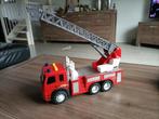Brandweerauto met ladder - Speelgoed, Kinderen en Baby's, Speelgoed | Speelgoedvoertuigen, Ophalen of Verzenden, Zo goed als nieuw