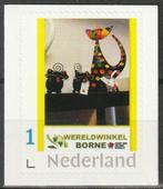 JankNederland persoonlijke postz wereldwinkel Borne 2 pf kat, Verzenden, Na 1940, Postfris