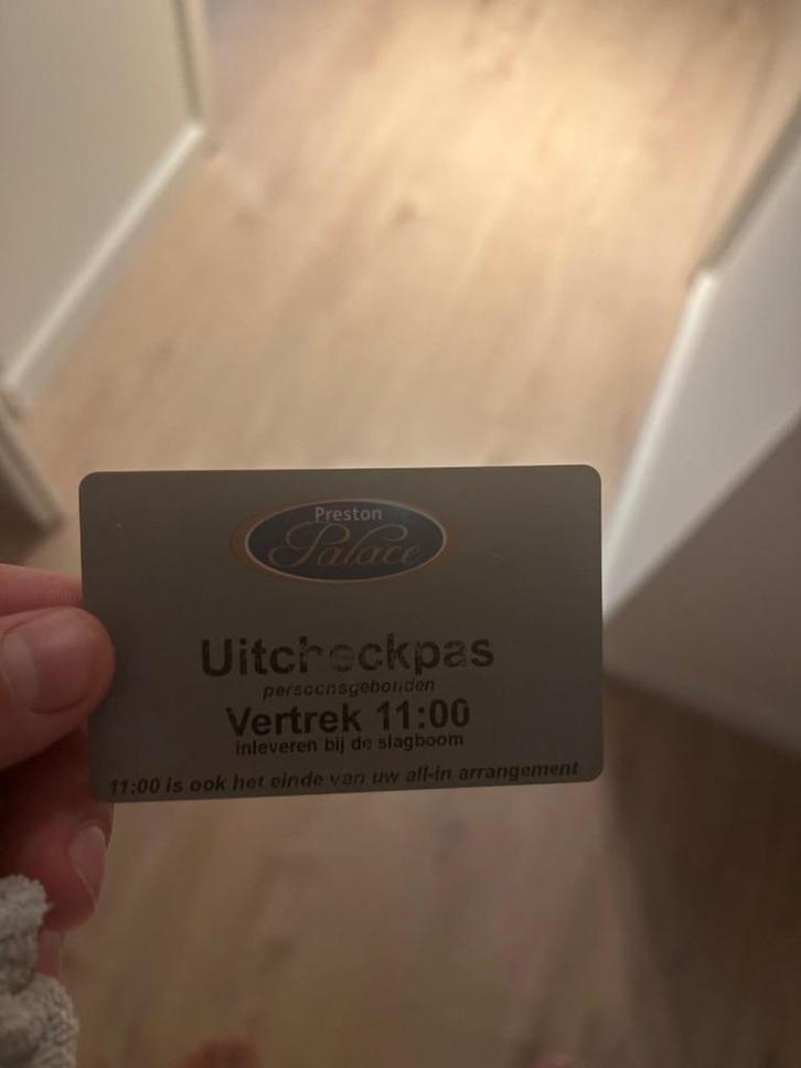 Preston Palace Parkeerpas / Uitrijkaart (Geldig voor 1 auto), Auto diversen, Auto-accessoires, Gebruikt, Ophalen of Verzenden