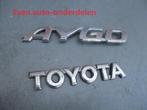 achterbumper embleem aygo, Auto-onderdelen, Carrosserie en Plaatwerk, Gebruikt, Ophalen of Verzenden, Toyota