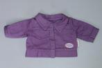 Babyborn Baby Born spijkerjasje denim jasje paars kerst, Ophalen of Verzenden, Zo goed als nieuw, Overige typen