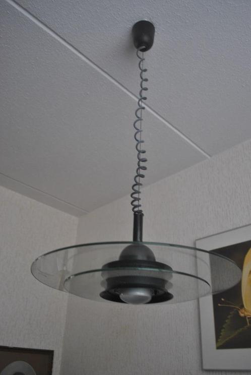 Hanglamp, in hoogte verstelbaar, diameter 50 cm, Huis en Inrichting, Lampen | Hanglampen, Gebruikt, Ophalen