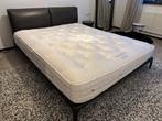 Poliform Park design bed 2 persoons incl Vispring matras, Ophalen of Verzenden, Zo goed als nieuw, Tweepersoons