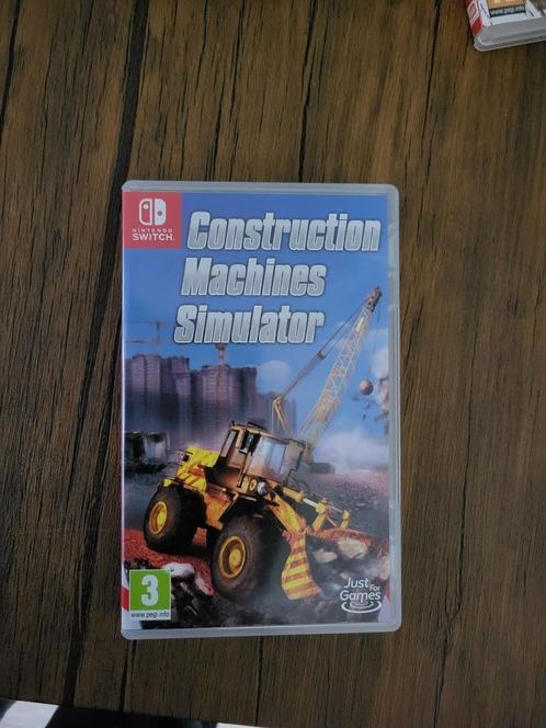 Construction Machines Simulator - Switch, Spelcomputers en Games, Games | Nintendo Switch, Zo goed als nieuw, Simulatie, 1 speler