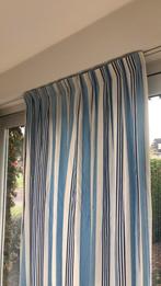 Gordijnen streep Laura Ashley, Huis en Inrichting, Ophalen, Gebruikt, 100 tot 150 cm, Marine look