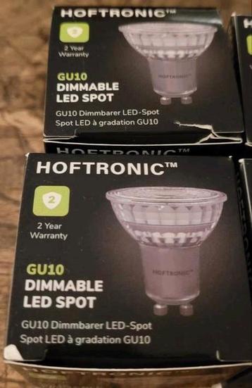 6x GU10 LED 5W Dimbaar - Fel Wit Licht beschikbaar voor biedingen