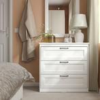 IKEA SONGESAND White Dresser Drawers, Ophalen, Zo goed als nieuw, 25 tot 50 cm