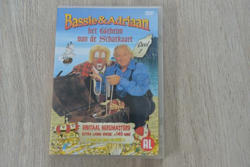 BASSIE EN ADRIAAN -- HET GEHEIM VAN DE SCHATKAART DEEL 1, Cd's en Dvd's, Dvd's | Tv en Series, Alle leeftijden, Verzenden