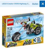 LEGO Creator 31018 Highway Cruiser, Ophalen of Verzenden, Gebruikt, Complete set, Lego