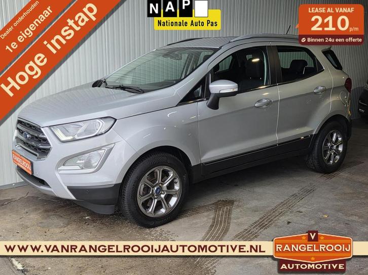 Ford EcoSport 1.0 Titanium, stoel-, stuur-, voorruitverw., c, Auto's, Ford, Bedrijf, Te koop, Ecosport, ABS, Achteruitrijcamera