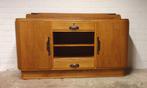 dressoir  wandkast amsterdamse school art deco, Ophalen, Gebruikt, 150 tot 200 cm, Glas