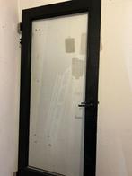 Binnendeur met glas, Doe-het-zelf en Verbouw, Kozijnen en Schuifpuien, Deurkozijn, Zo goed als nieuw, Hout, Ophalen