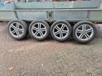 Audi Q5 Velgen 19 inch met Winterbanden, Auto-onderdelen, Banden en Velgen, Gebruikt, Banden en Velgen, Winterbanden, 235 mm