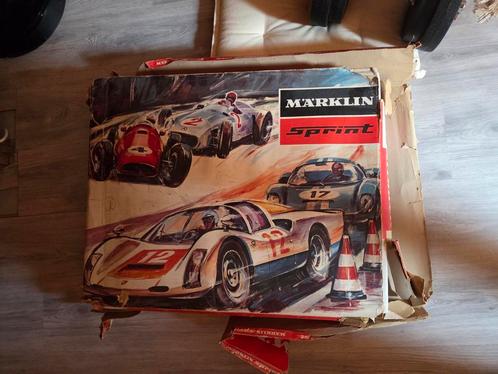 Marklin sprint racebaan 1406.+ extras., Kinderen en Baby's, Speelgoed | Racebanen, Gebruikt, Elektrisch, Overige merken, Ophalen of Verzenden
