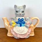 Vintage theepot kat, Ophalen of Verzenden