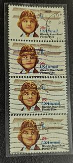 USA airmail postzegels Blanche  Stuart Scott, Postzegels en Munten, Postzegels | Amerika, Ophalen of Verzenden, Noord-Amerika