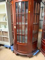 Antieke/Vintage Mahonie Houten Vitrinekast met Glazen, Huis en Inrichting, Kasten | Dressoirs, Ophalen, 50 tot 100 cm, Zo goed als nieuw
