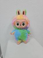 Regenboog Labubu Konijn 38cm - TikTok Viral, Ophalen of Verzenden, Nieuw, Konijn