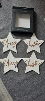 Kerstonderzetters riviera maison, Huis en Inrichting, Ophalen of Verzenden, Nieuw, Glas of Kopje