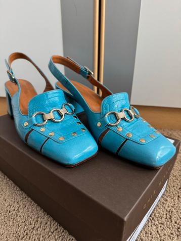 Chie Mihare turquoise pums slingback maat 38 beschikbaar voor biedingen