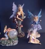 Feeën beeldjes - Set van 4, Ophalen of Verzenden, Gebruikt, Kunststof, Engelenbeeld