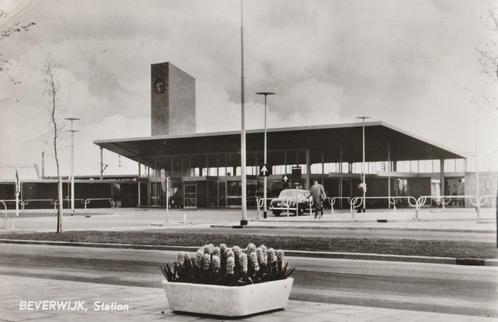 Beverwijk, station., Verzamelen, Ansichtkaarten | Nederland, Gelopen, Noord-Holland, 1960 tot 1980, Verzenden