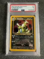 Tyranitar holo 1e Edition Pokémon Neo Discovery PSA 5, Ophalen of Verzenden, Zo goed als nieuw, Losse kaart