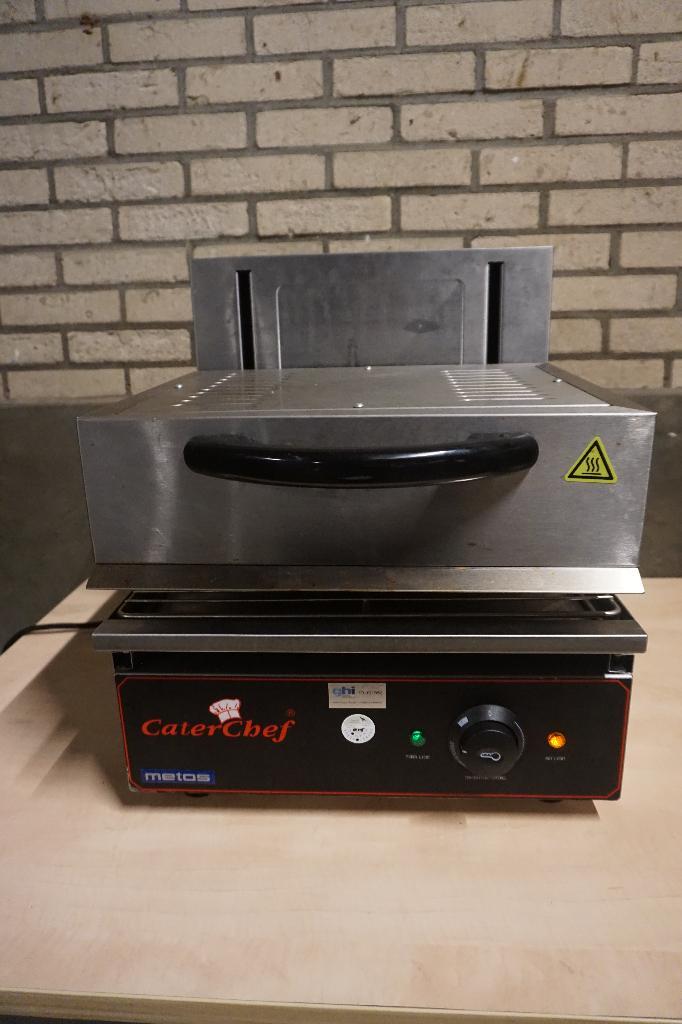Caterchef salamander EB-450, Witgoed en Apparatuur, Contactgrills, Gebruikt, Ophalen of Verzenden