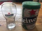 Heineken blik plus glas 0,25 liter ARC hoogte blik 14 cm, Nieuw, Overige typen, Heineken, Ophalen of Verzenden