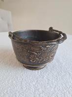 Mooie Ouderwetse Koperen Bloempot // In Zeer Goede Staat, Antiek en Kunst, Antiek | Koper en Brons, Ophalen of Verzenden