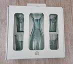 Karaf met 4 glazen. Nieuw!!, Huis en Inrichting, Glas of Glazen, Nieuw, Ophalen of Verzenden, Glas