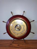 Vintage weerstation barometer, Ophalen of Verzenden, Gebruikt