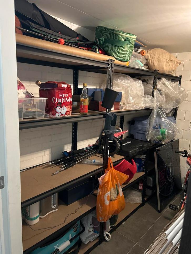 Metalen opslagrekken 270*180, Witgoed en Apparatuur, Koelkasten en IJskasten, Gebruikt, Zonder vriesvak, 200 liter of meer, 160 cm of meer