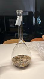 Silkka vaas glas met epoxy, Huis en Inrichting, Ophalen of Verzenden, Nieuw, Glas, Minder dan 50 cm