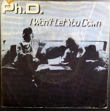 Vinyl single Ph.D. I won't let you down - € 1,00 beschikbaar voor biedingen