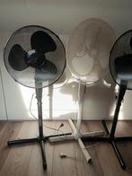 3 Ventilatoren (2 zwart, 1 wit), Witgoed en Apparatuur, Ventilatoren, Ophalen, Gebruikt, Statiefventilator