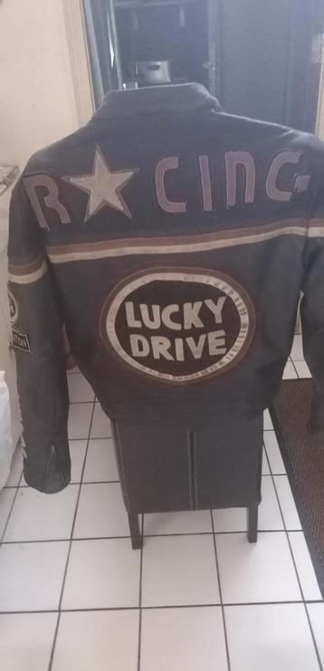 Lukky drive motorjas leer suède beschikbaar voor biedingen