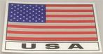 USA vlag metallic sticker #12, Ophalen of Verzenden