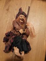 Haloween decoratie - heksje - 34cm, Ophalen of Verzenden, Gebruikt