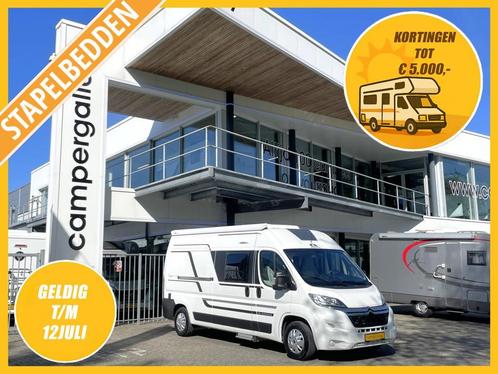 Adria Twin 600 SP Family STAPELBED 4 PERSOONS ZONNEPANEEL, Caravans en Kamperen, Campers, Bedrijf, Bus-model, tot en met 2, Adria