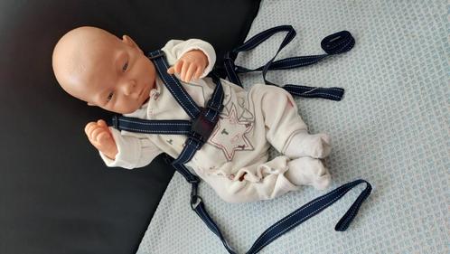 Kindertuigje zwart voor stokke stoel +1meter looplijna, Kinderen en Baby's, Kinderstoelen, Zo goed als nieuw, Meegroeistoel, Gordel(s)