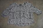 Zwart witte damesblouse van H&M, maat 38, Kleding | Dames, Blouses en Tunieken, Maat 38/40 (M), H&M, Zwart, Ophalen of Verzenden