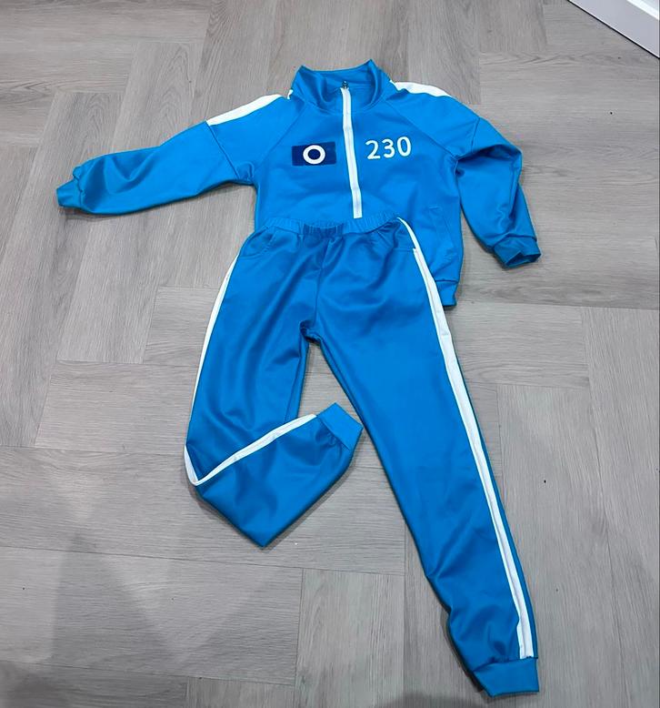 Squid Game Thanos Pak - Maat 150, Kinderen en Baby's, Carnavalskleding en Verkleedspullen, Gebruikt, Jongen of Meisje, Ophalen of Verzenden